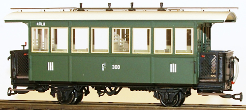 Ferro Train 719-130 - Austrian NÖLB Ci/s 300, 2axle coach,  brass model